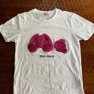 Palm Angels Unisex White T-Shirt